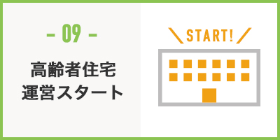 高齢者住宅運営スタート